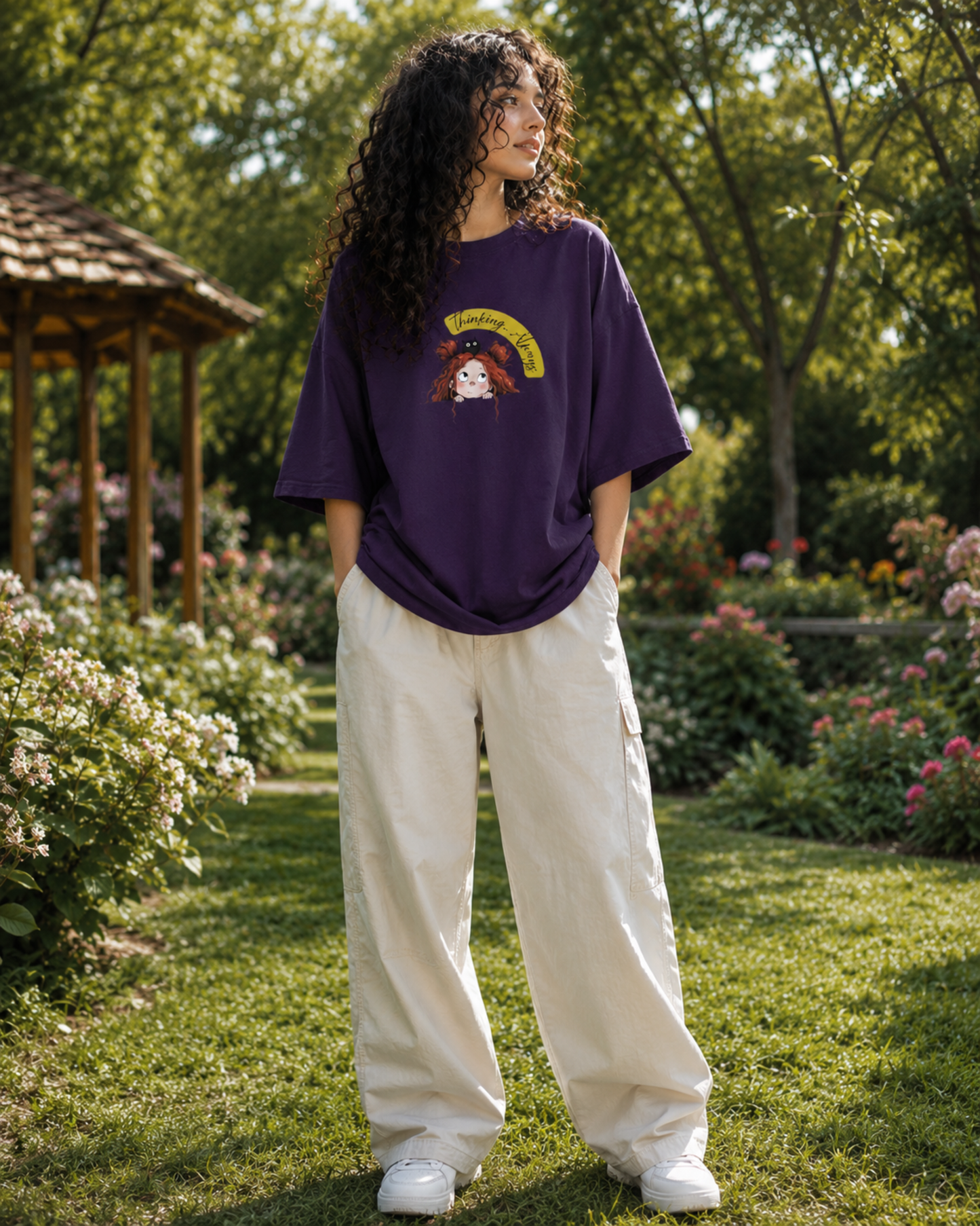 Thinking Always Oversized T-shirt