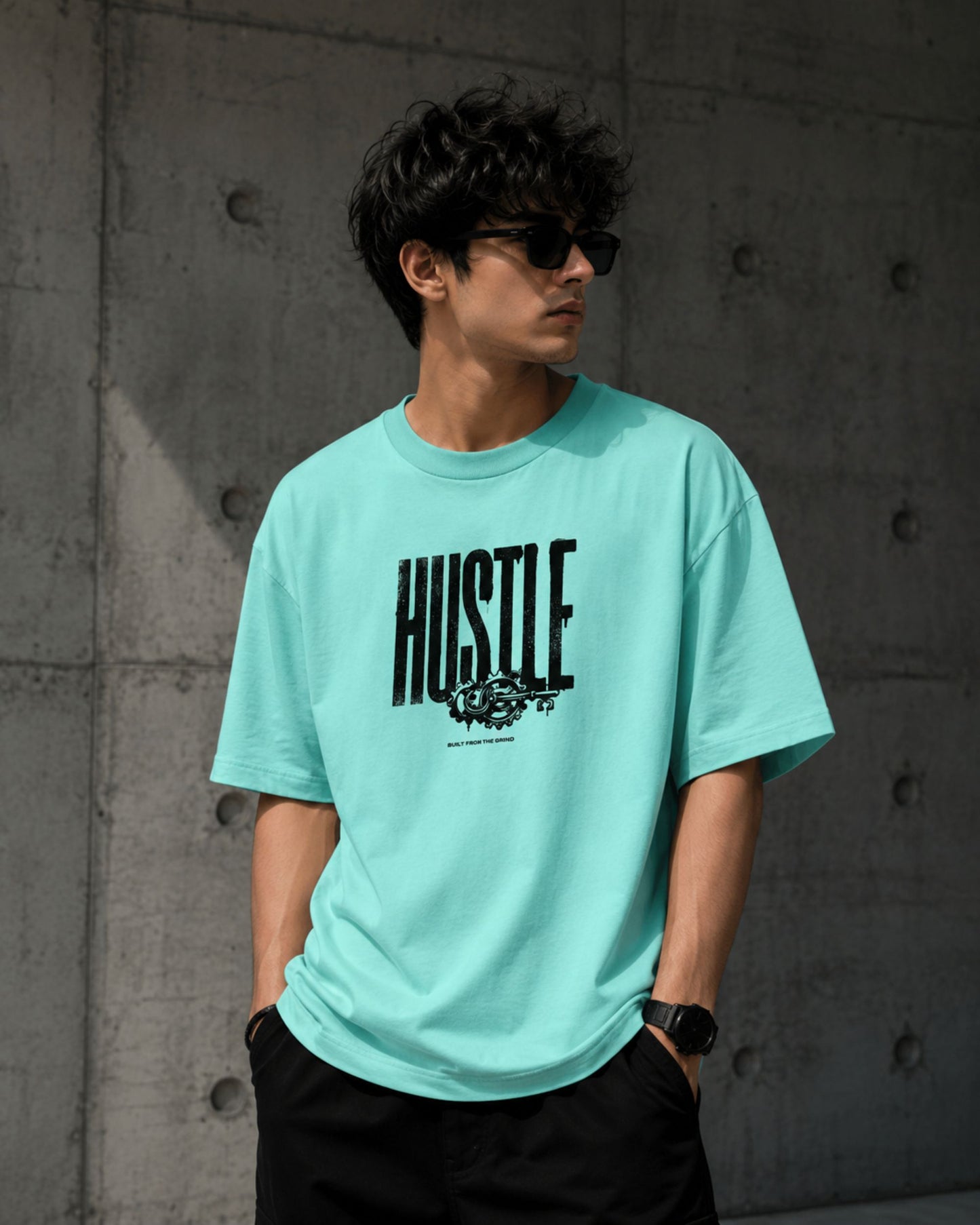 Hustle Oversized T-Shirt