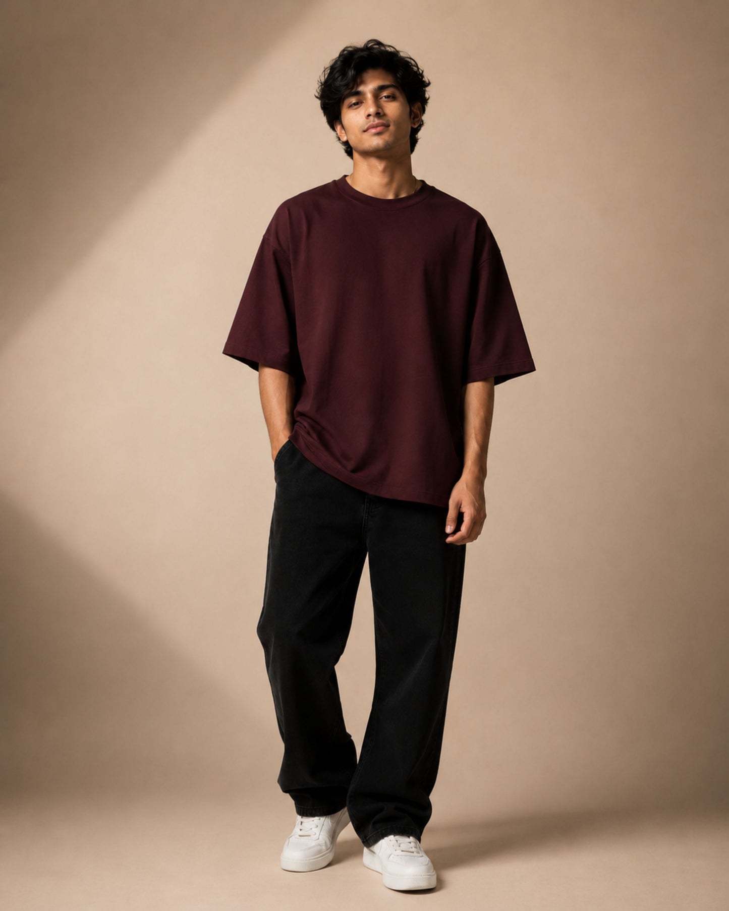 Bordeaux Oversized Tee