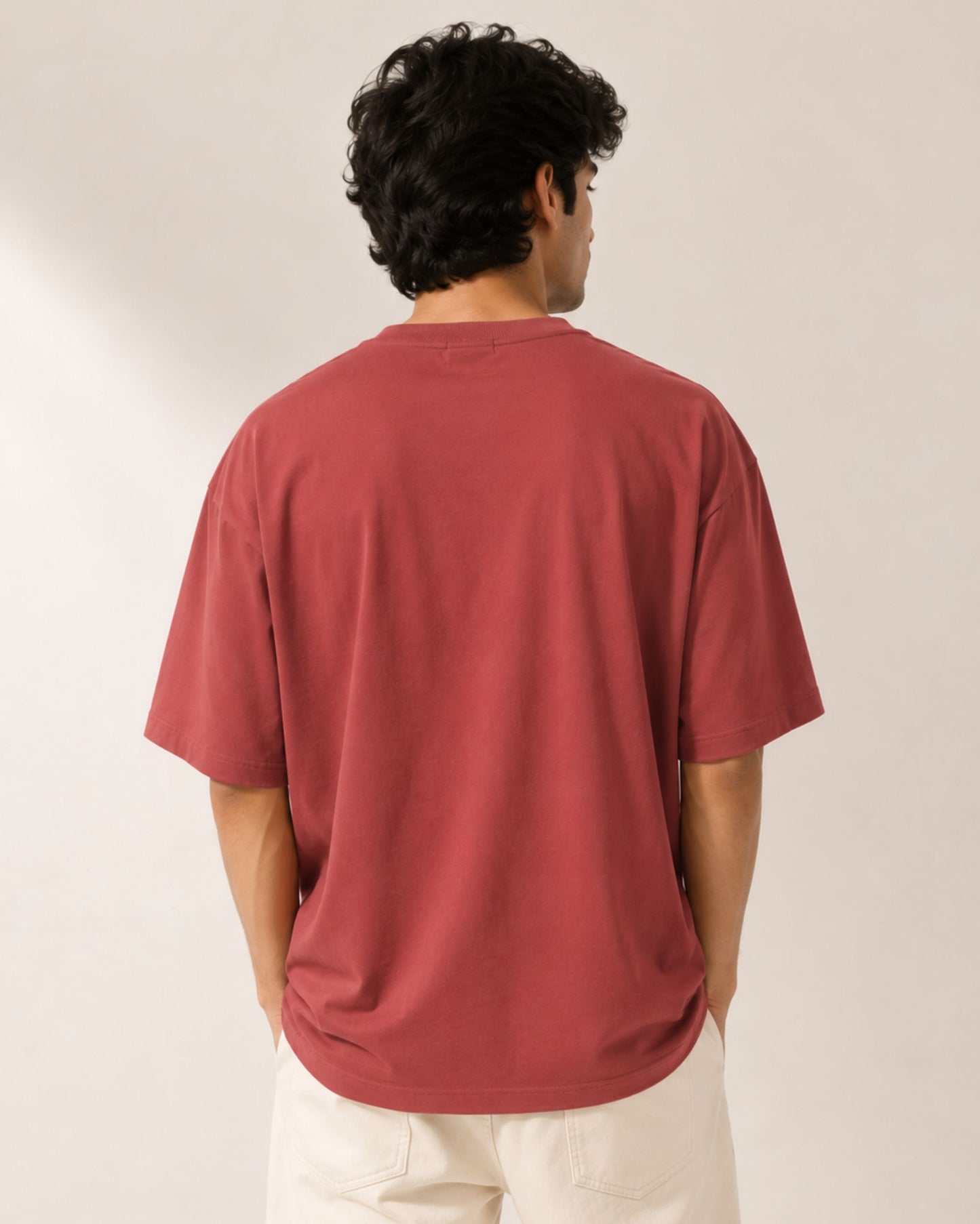 Coral Horizon Oversized Tee