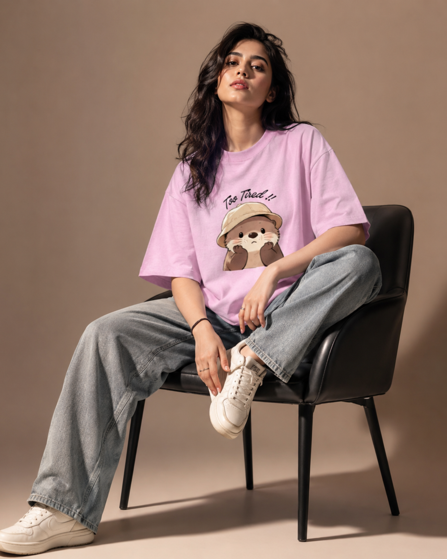 Too Tired Oversized T-Shirt