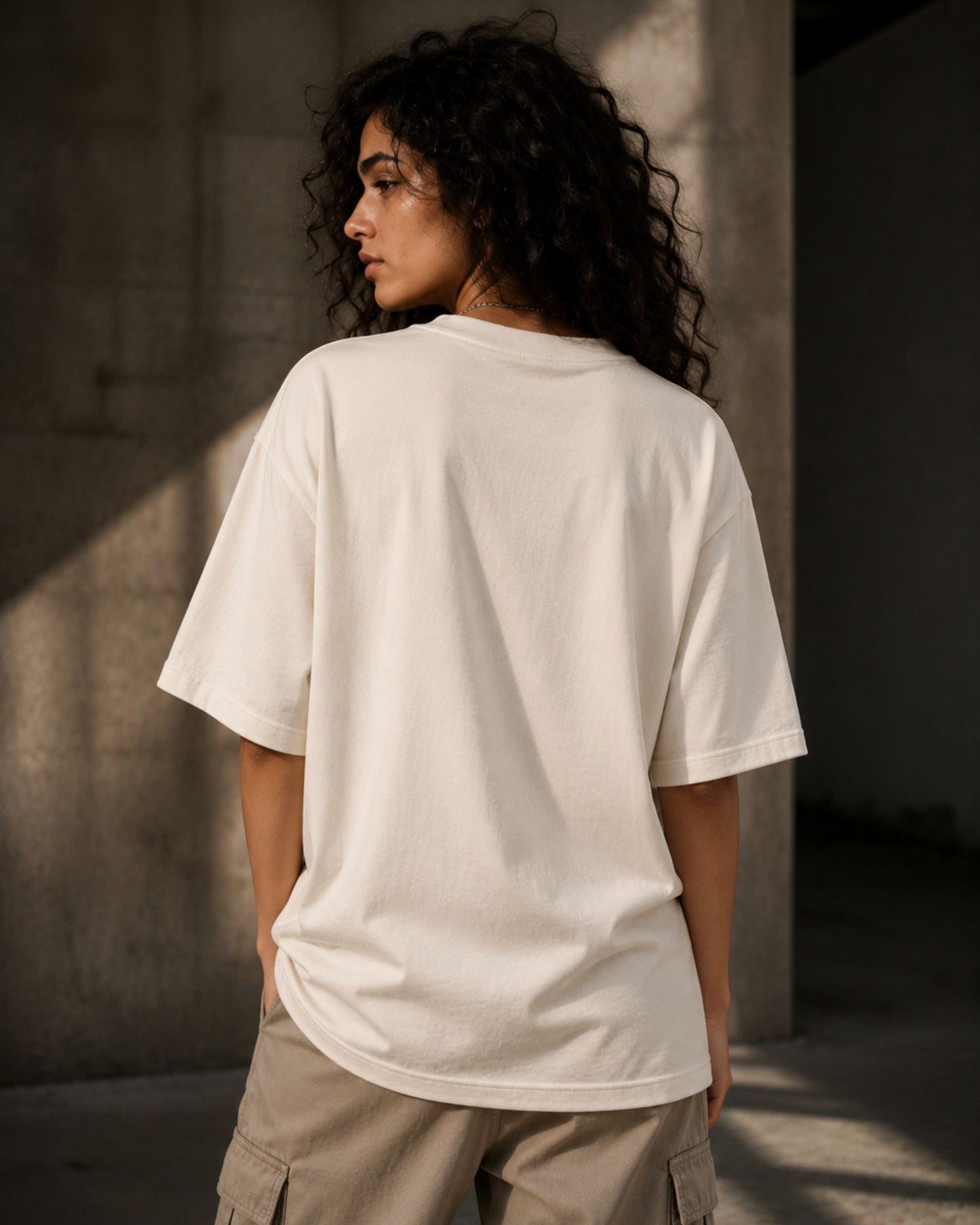 Ivory Muse Oversized Tee
