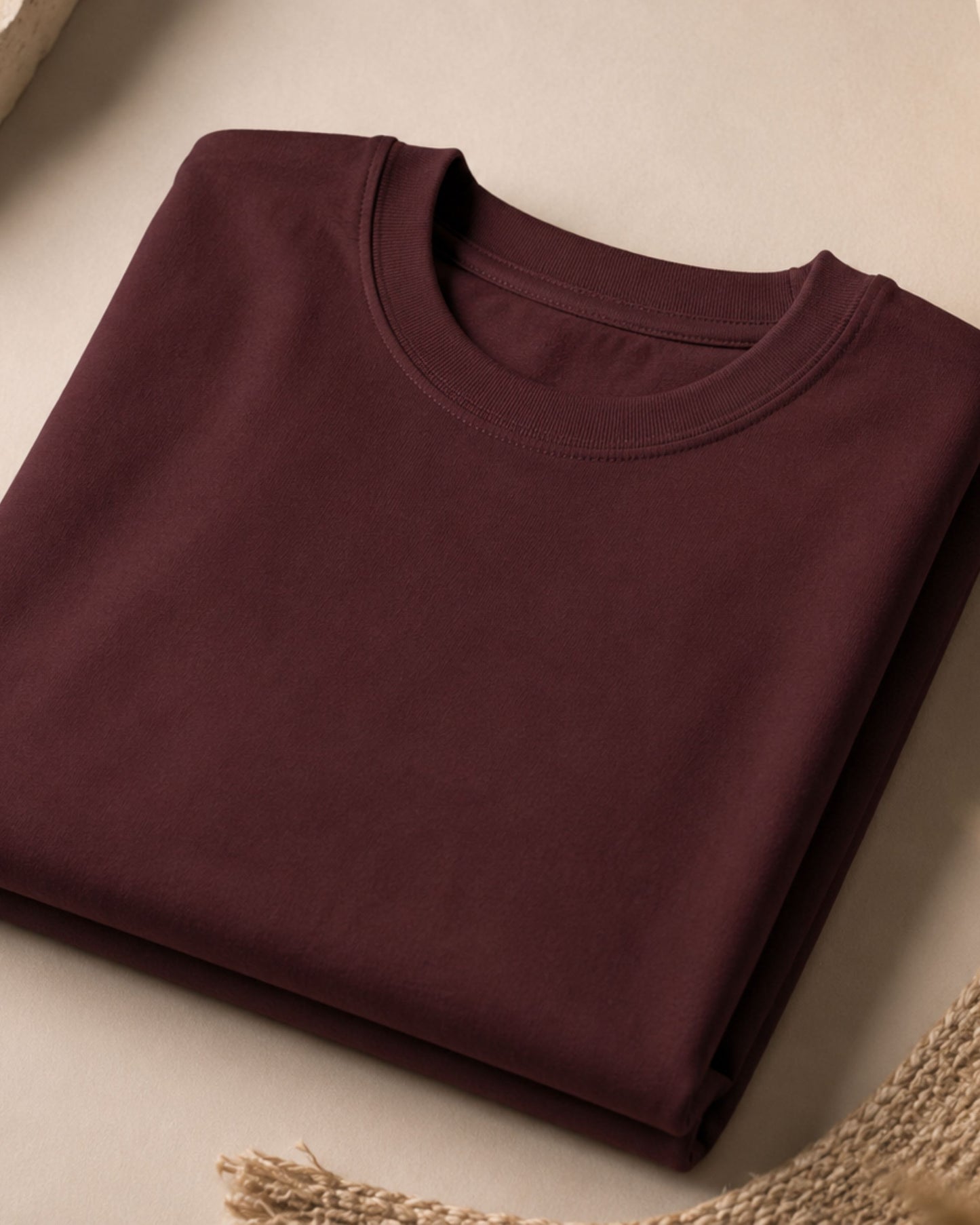 Bordeaux Legacy Oversized Tee