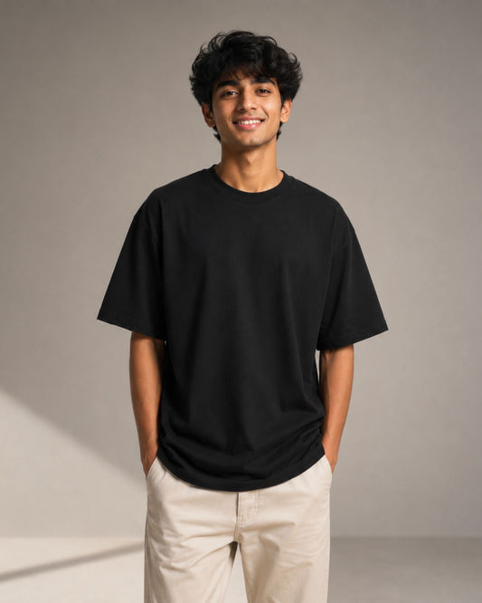 Noir Core Oversized Tee