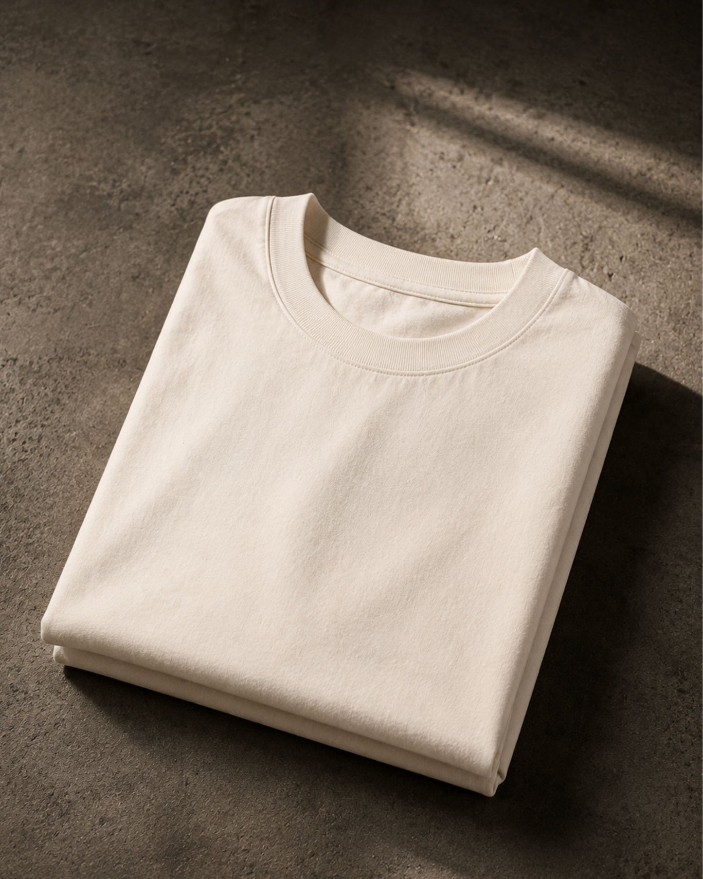 Ivory Drift Oversized Tee