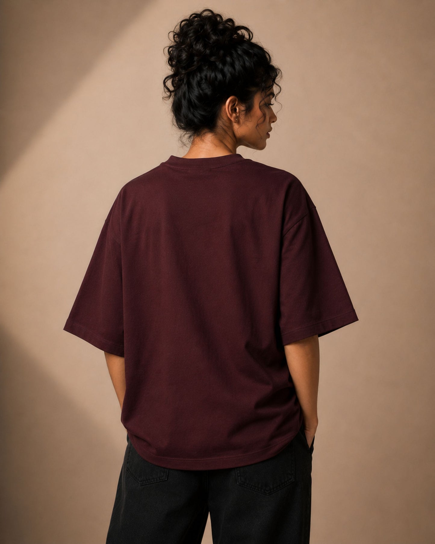 Bordeaux Muse Oversized Tee