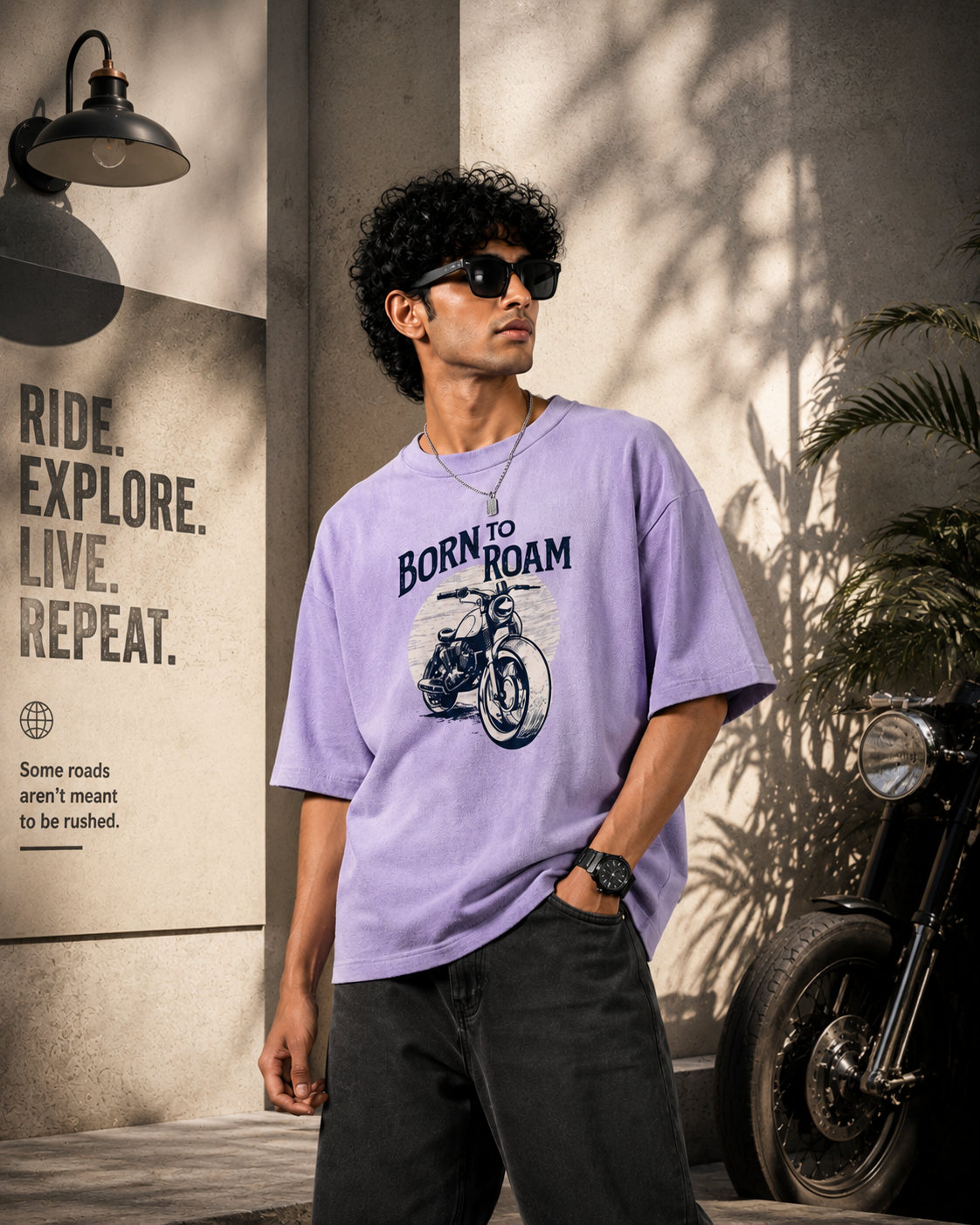 Born To Roam Oversized T-Shirt
